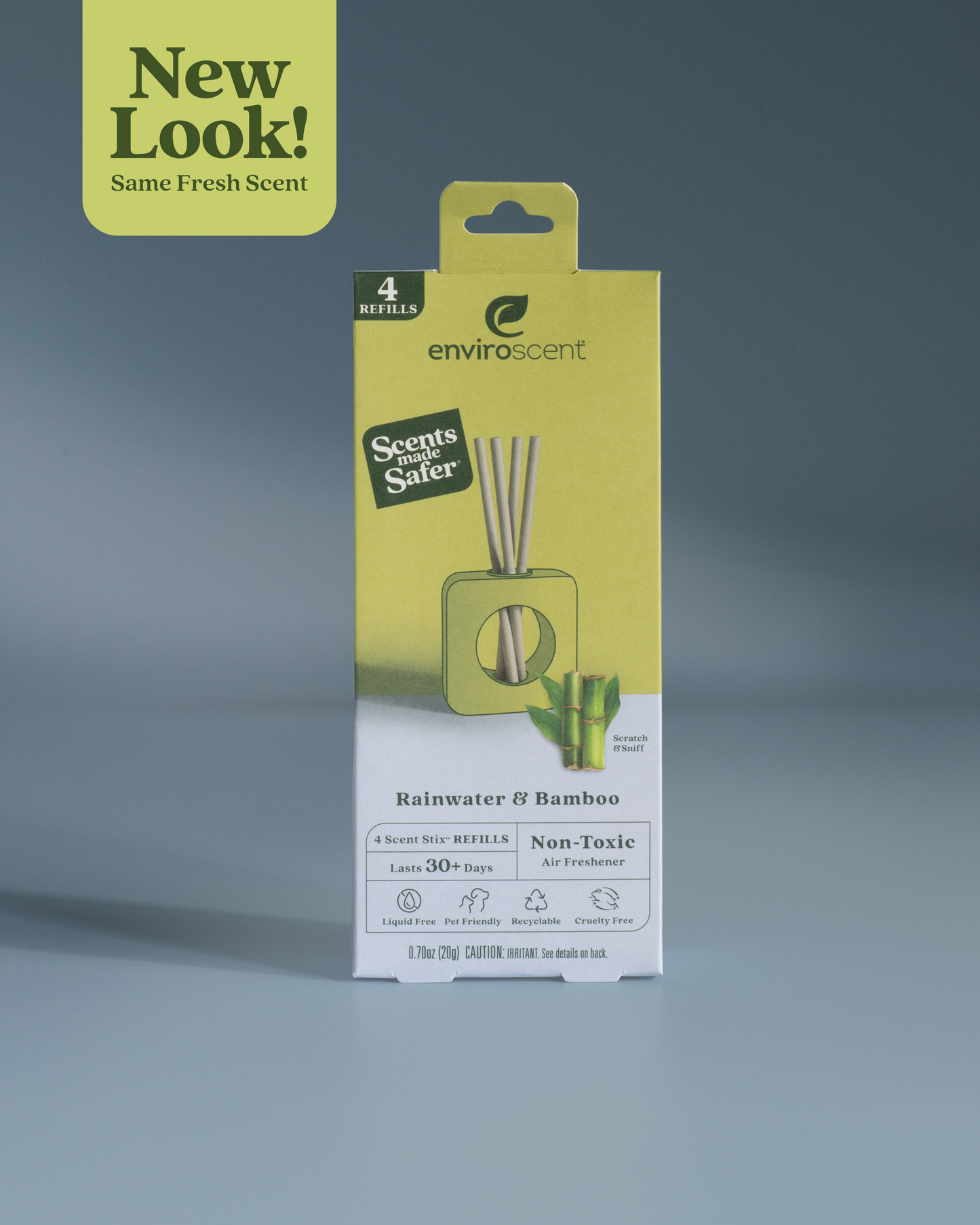 Rainwater & Bamboo Stix refill in packaging
