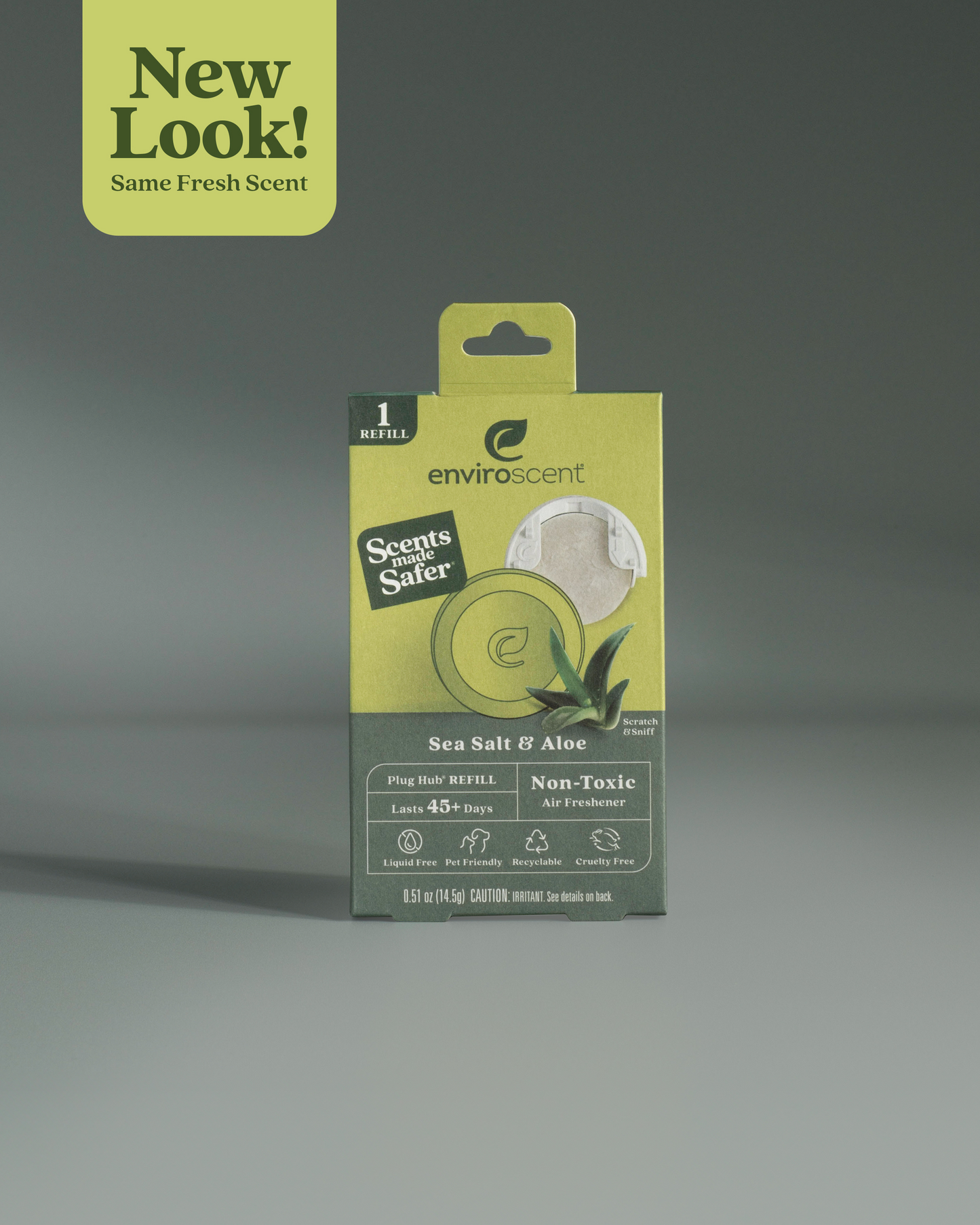 Sea Salt & Aloe Plug Hub® Refill in packaging