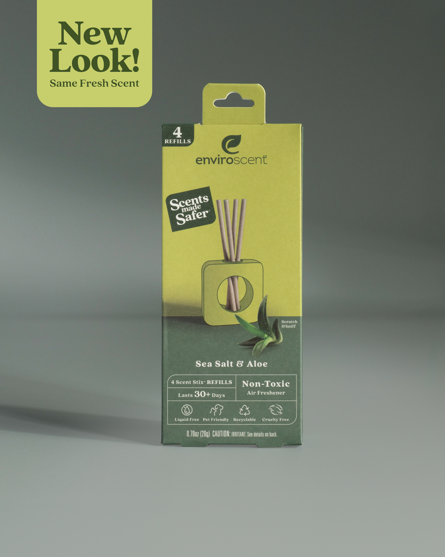 Sea Salt & Aloe Scent Stix refill in packaging