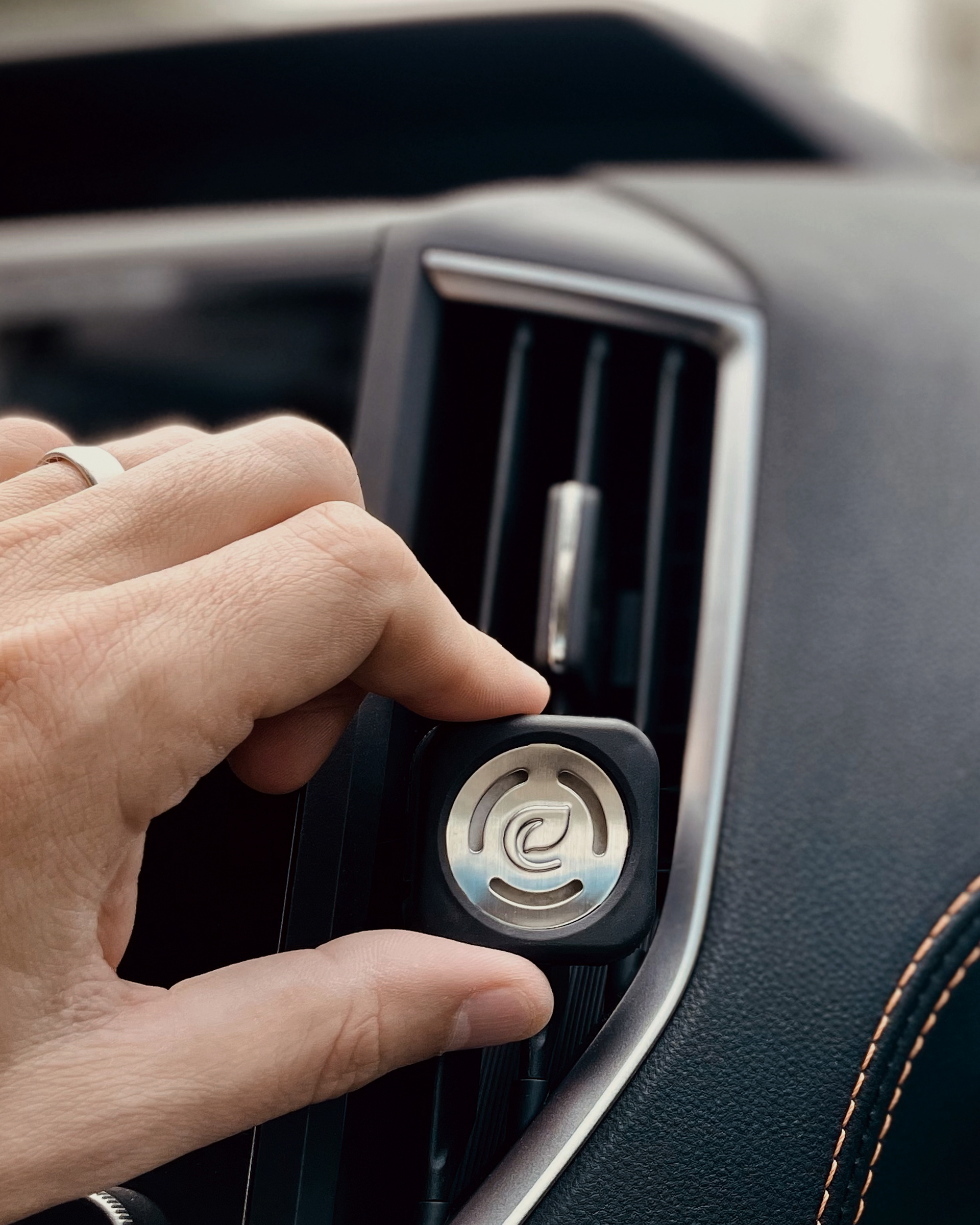 Car Vent Clip accessory in use