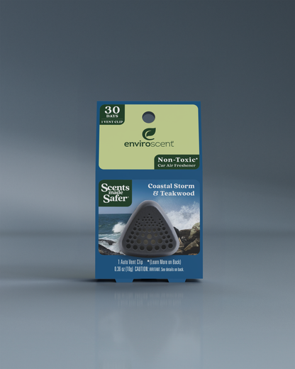 Car Vent Clip (Coastal Storm & Teakwood)