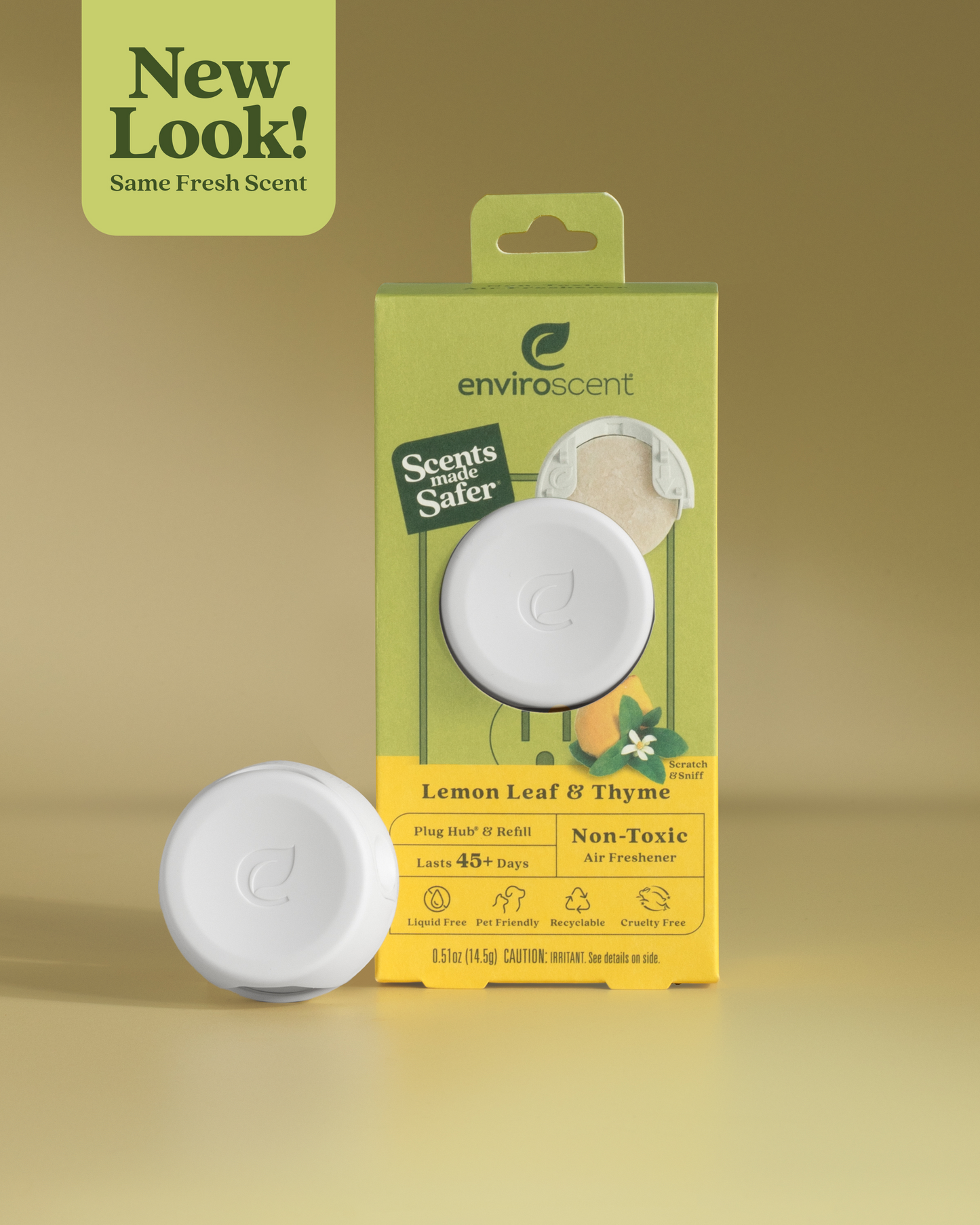 Lemon Leaf + Thyme Plug Hub Starter kit with packaging