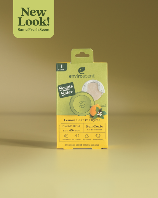 Lemon Leaf & Thyme Plug Hub® Refill in packaging