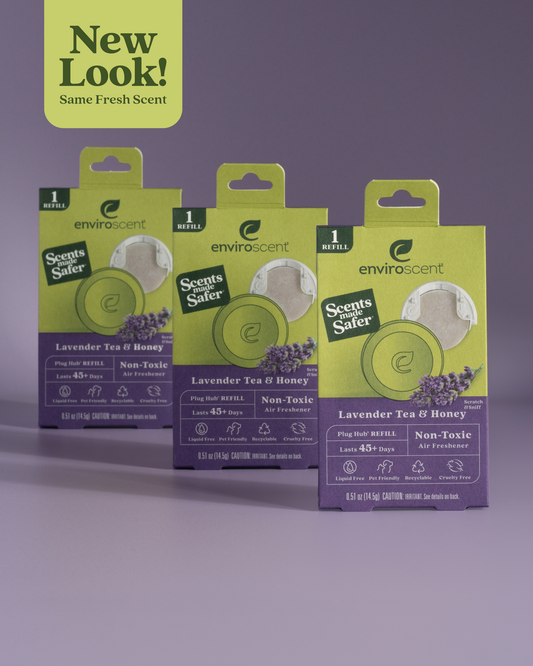 Lavender Tea & Honey Plug Hub refill bundle in packaging