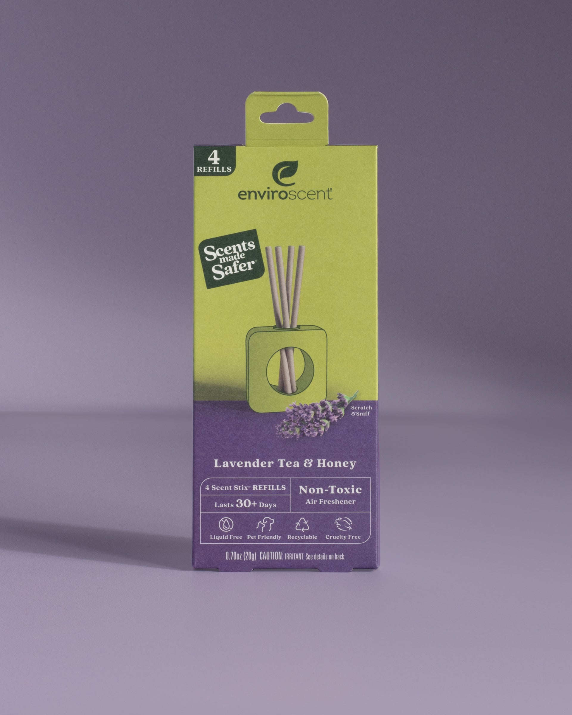 Lavender Tea & Honey Scent Stix refill in packaging