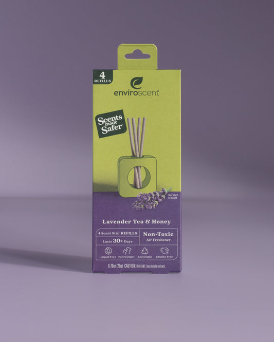 Lavender Tea & Honey Scent Stix refill in packaging
