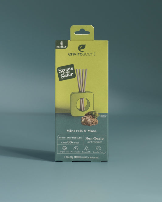 Minerals & Moss Scent Stix refill in packaging