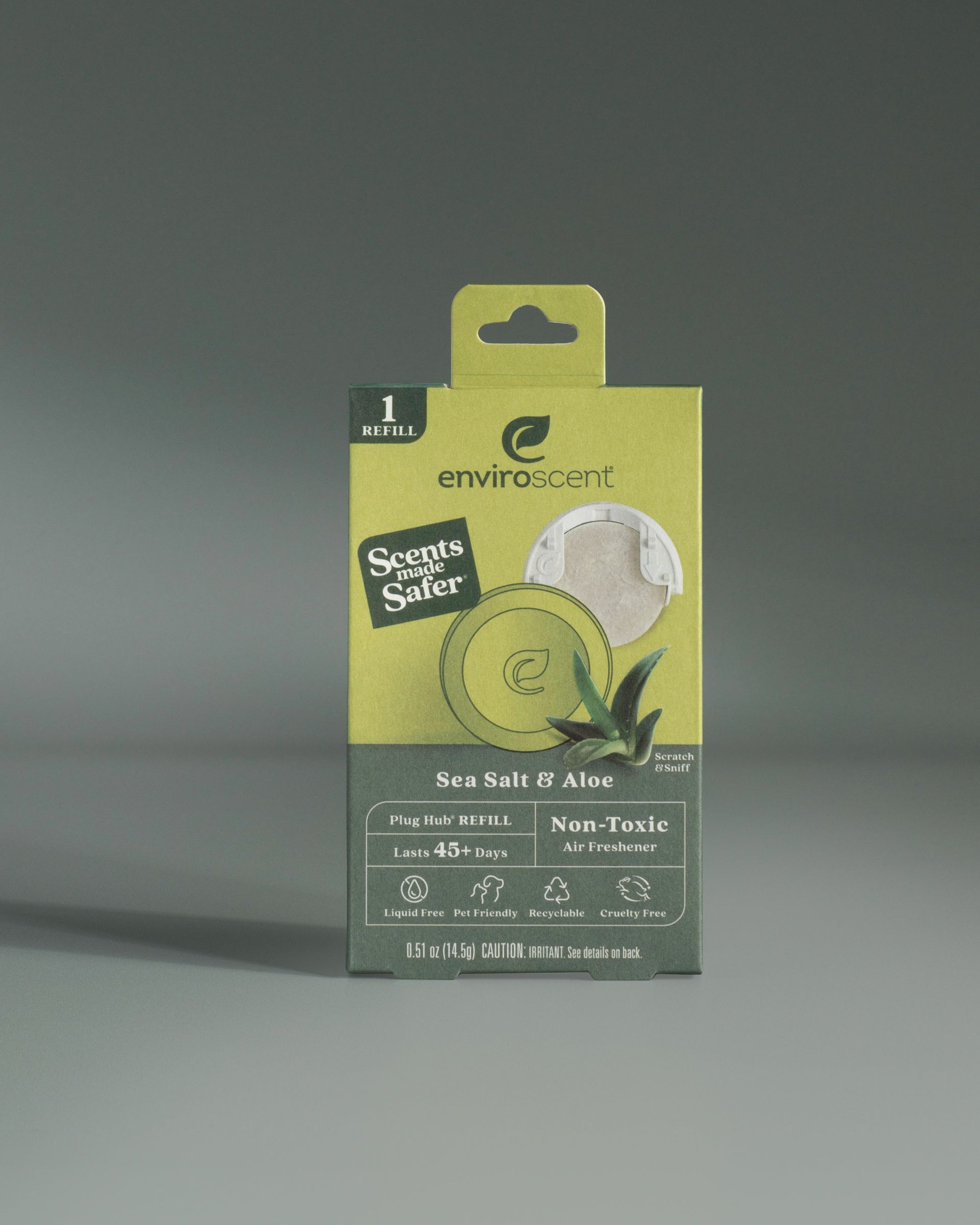 Sea Salt & Aloe Plug Hub® Refill in packaging