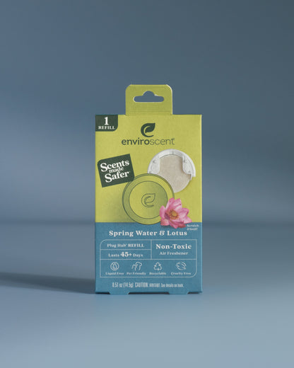 Spring Water & Lotus Plug Hub® Refill in packaging