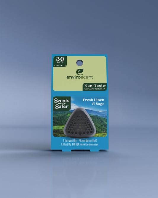 Car Vent Clip (Fresh Linen & Sage)