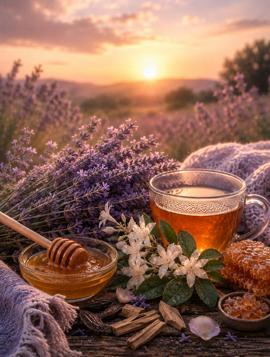 Lavender Whiskers scent inspiration imagery